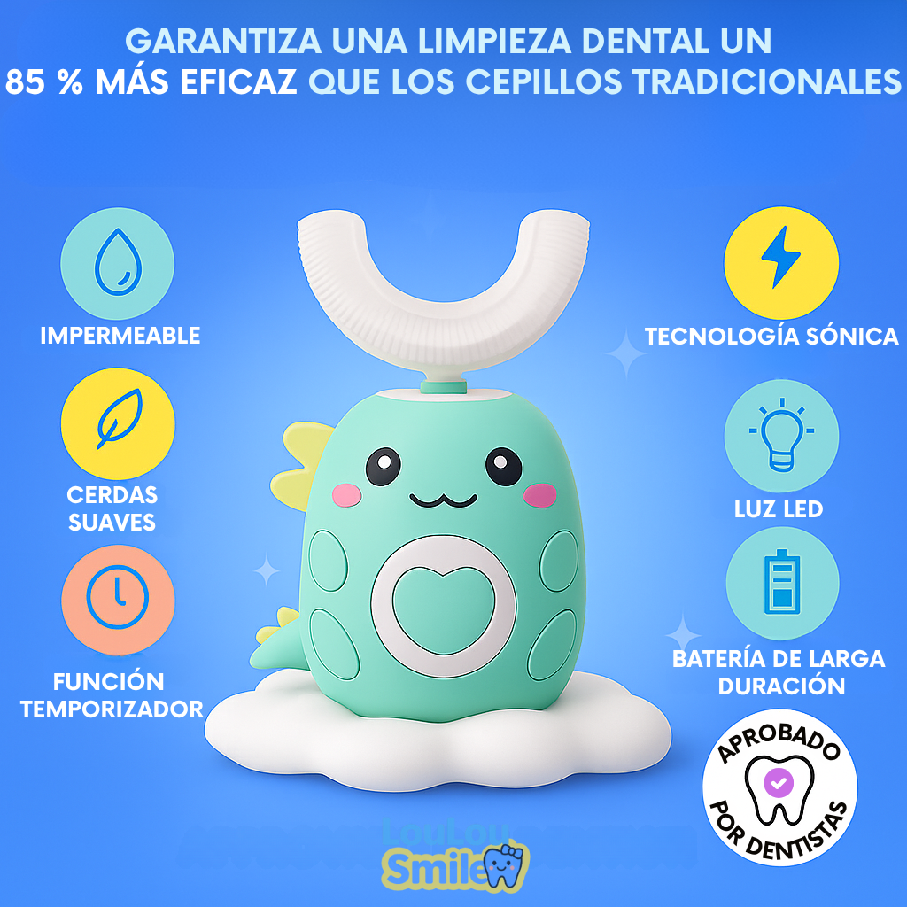 DinoCepillo™ 360° – Cepillo dental para niños